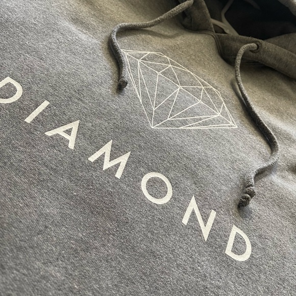 Diamond supply co. Grey Hoodie - Picture 2 of 3